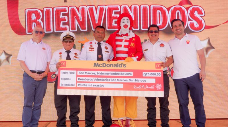 McDonald’s inaugura su primer restaurante en el Departamento de San Marcos