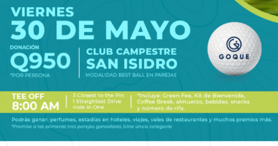 Participa en el Torneo de Golf de Emprendedores y contribuye a transformar el futuro de miles de jóvenes