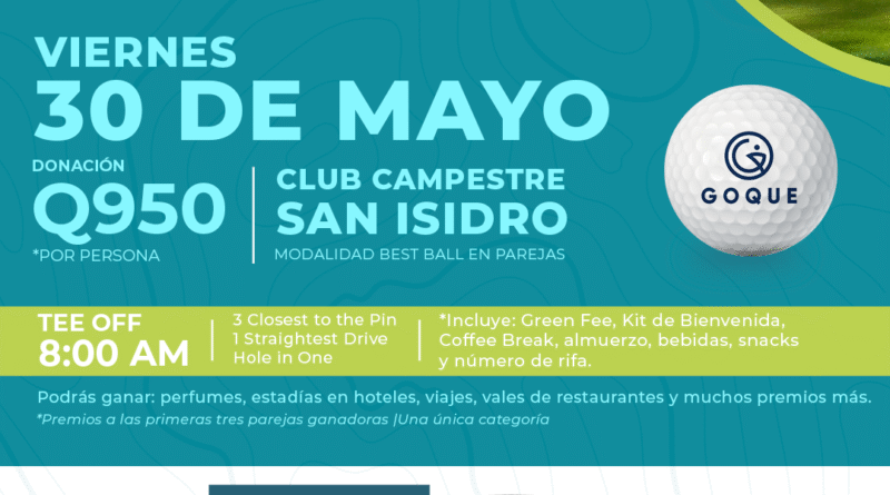 Participa en el Torneo de Golf de Emprendedores y contribuye a transformar el futuro de miles de jóvenes