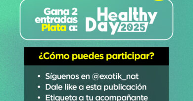Con Exotik Nat participa en la promoción y gana una entrada para asistir a primera fila del Healthy Day
