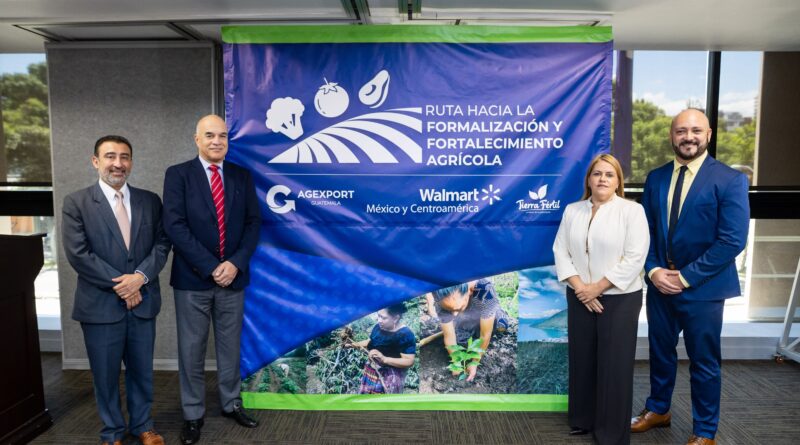 Más de 400 productores agrícolas guatemaltecos serán beneficiados por Walmart Guatemala y AGEXPORT