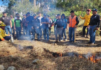 El INAB trabaja en la prevención de incendios forestales a nivel nacional