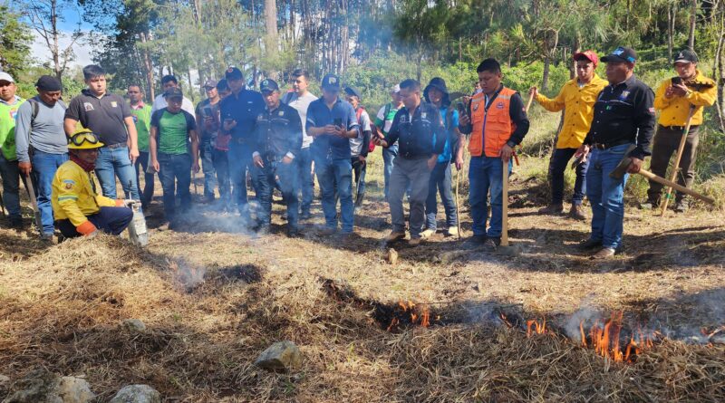 El INAB trabaja en la prevención de incendios forestales a nivel nacional