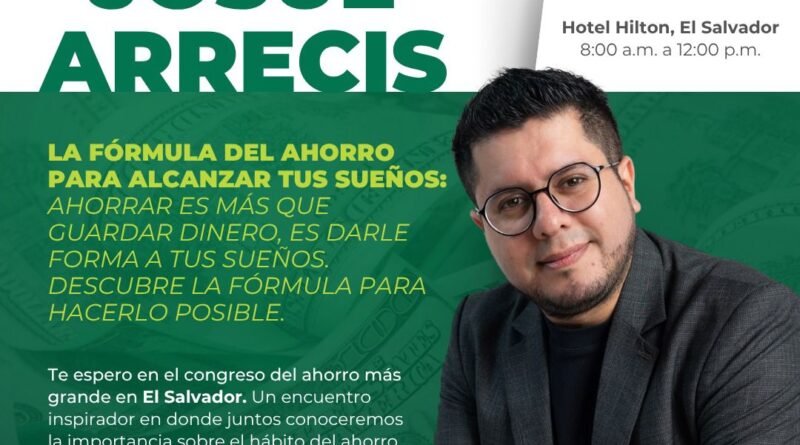 Josué Arrecis representará a Guatemala en el Congreso del Día Mundial del Ahorro en El Salvador