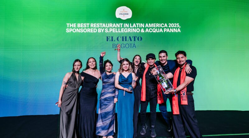 El Chato, en Bogotá, alcanza el No. 1 en la lista de Latin America’s 50 Best Restaurants 2025