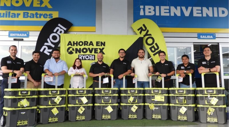 Novex Guatemala incorpora la marca Ryobi en su portafolio de herramientas