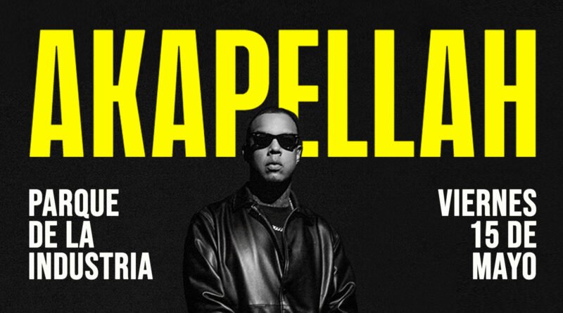 El reconocido rapero y freestyler Akapellah, llega a Guatemala 