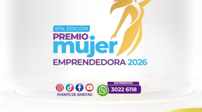 Puente de Amistad abre la convocatoria para la Sexta Edición del Premio Mujer Emprendedora 2026