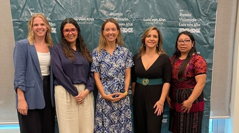 Cuatro mujeres guatemaltecas reciben el Premio Visionario Luis von Ahn 2026