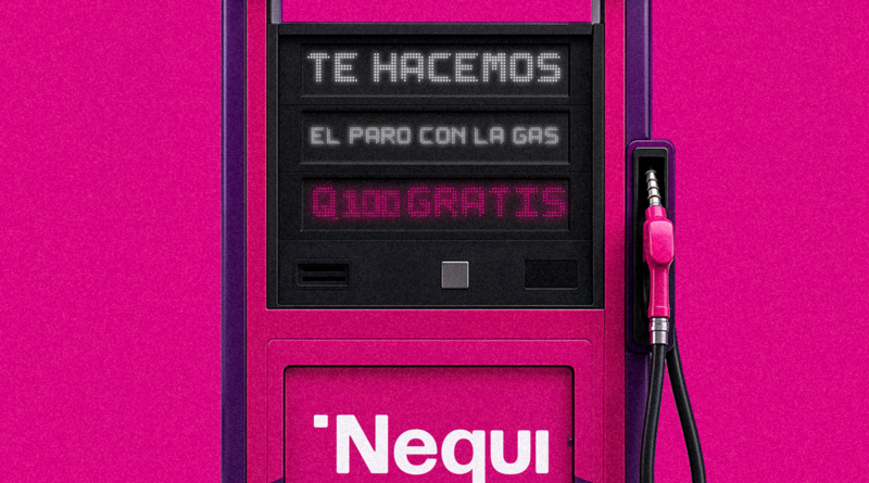 Nequi te hace el paro, sin clavos con Q100 para la gas