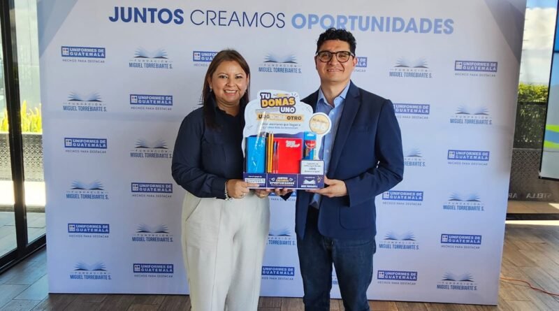 Uniformes de Guatemala y Fundación Miguel Torrebiarte Sohanin unen esfuerzos para impulsar el bienestar y desarrollo de niños y jóvenes