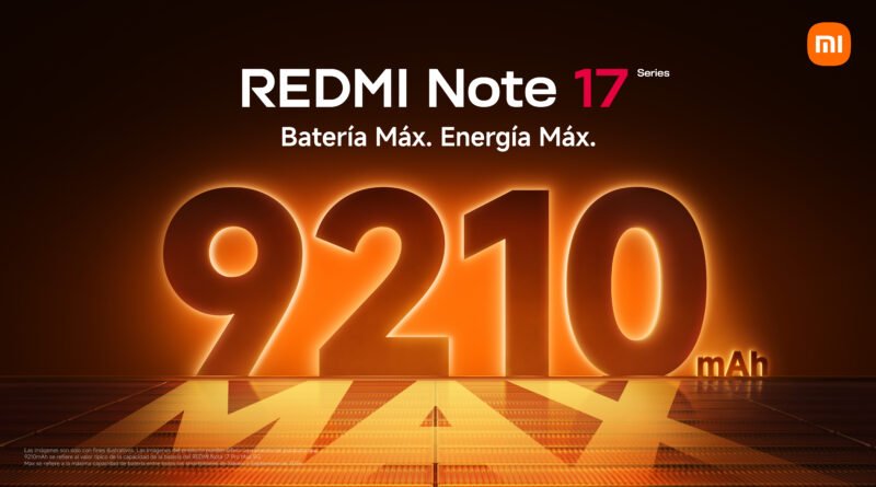 ¿Tres días sin cargar el smartphone? La Serie REDMI Note 17 se prepara para llevar la autonomía más lejos